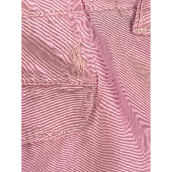 Polo Ralph Lauren Men's Pink Chino Shorts Size 38 100% Thick Cotton Preppy Class - Picture 8 of 12